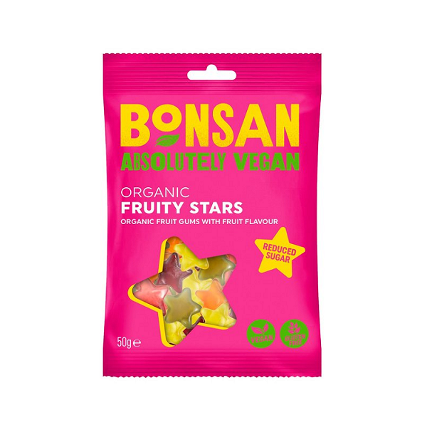 Bonsan Organic Fruity Stars 50g