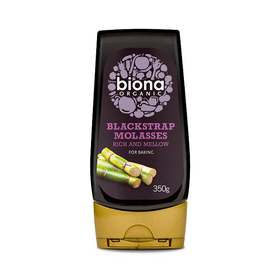 Biona Organic Squeezy Blackstrap Molasses 350g (6pk)