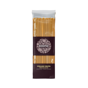 Biona Organic Wholewheat Linguine Spaghetti - Bronze Extruded 500g