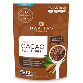 Navitas Organics - Organic Cacao Sweet Nibs 227g