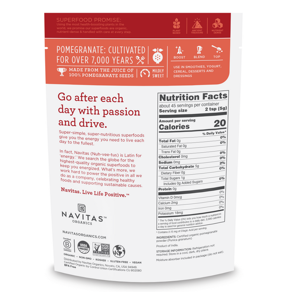 Navitas Organics - Organic Pomegranate Powder 113g