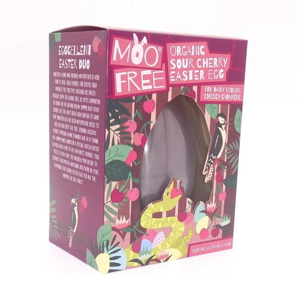 Moo Free Organic Sour Cherry Vegan Easter Egg 80g