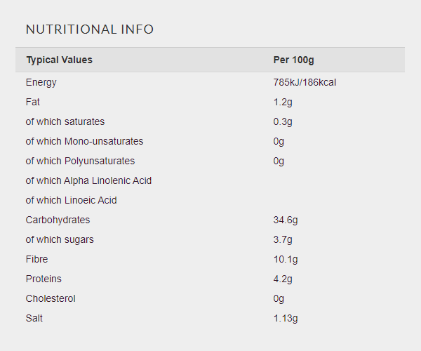 Biona Organic Rye Bread 500g