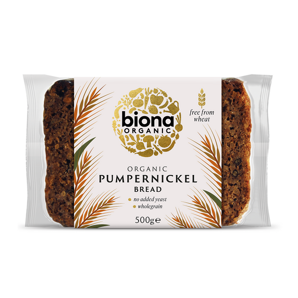 Biona Organic Pumpernickel Bread 500g (9pk)