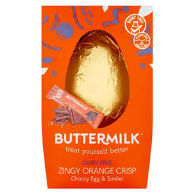 Buttermilk Zingy Orange Crisp Choccy Easter Egg & Soldier 170g