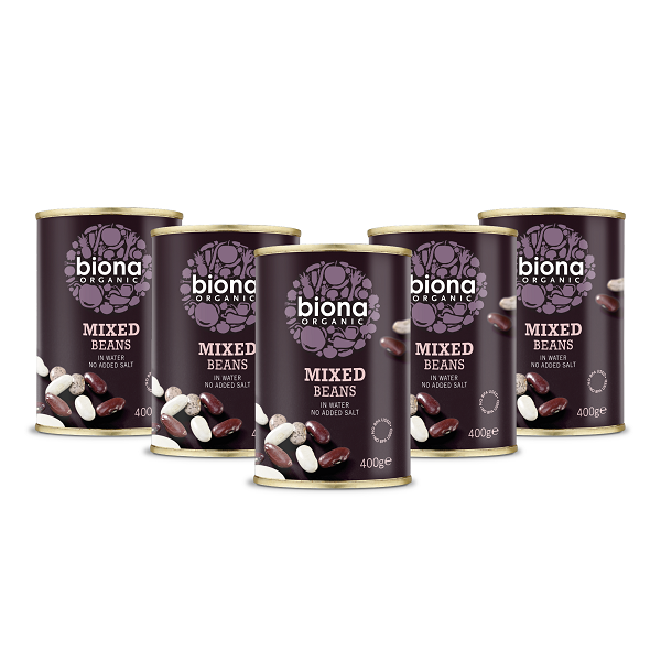 Biona Organic Mixed Beans in water 400g