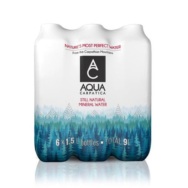 AQUA Carpatica Sodium-Free Still Natural Mineral Water 1.5Ltr (6pk)