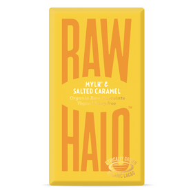Raw Halo Vegan Mylk & Salted Caramel Chocolate Bar 35g