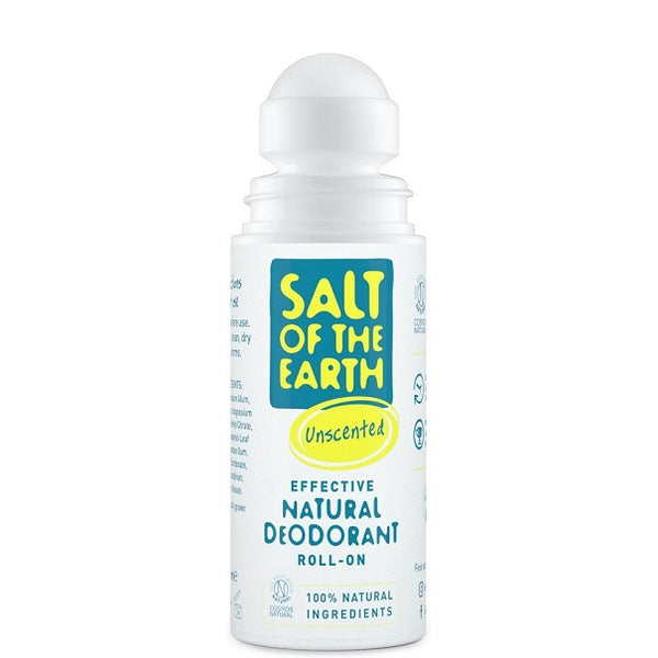 Salt Of The Earth - Unscented Natural Deodorant Roll On 75ml