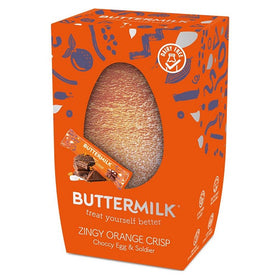 Buttermilk Zingy Orange Crisp Choccy Easter Egg & Soldier 170g