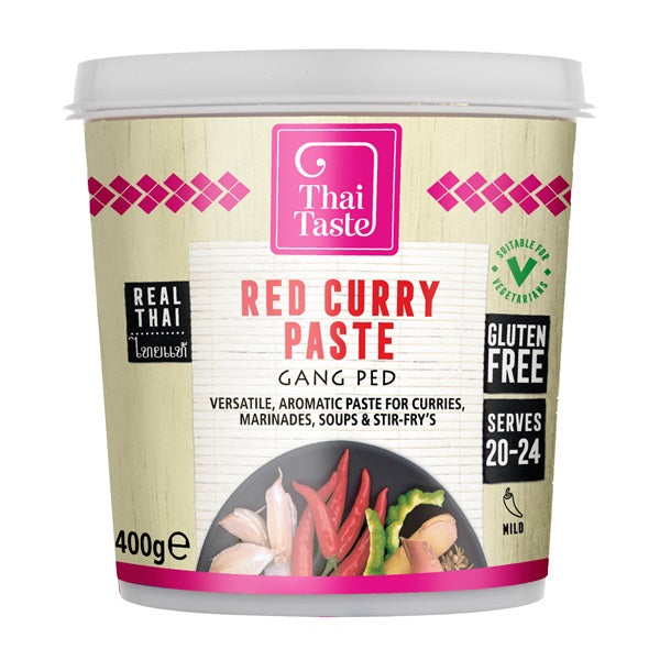 Thai Taste Red Curry Paste (Gang Ped) 400g