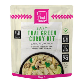 Thai Taste Easy Thai Green Curry Kit (Gang Keow Wan) 224g