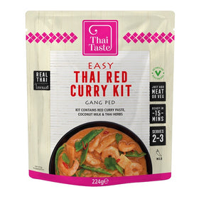 Thai Taste Easy Thai Red Curry Kit (Gang Ped) 224g