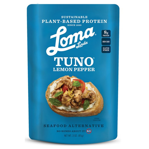 Loma Linda Vegan Tuna - Tuno Lemon Pepper Pouch 85g