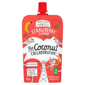 The Coconut Collaborative Strawberry and Banana Kids Yogurt Pouch 90g (6pk)