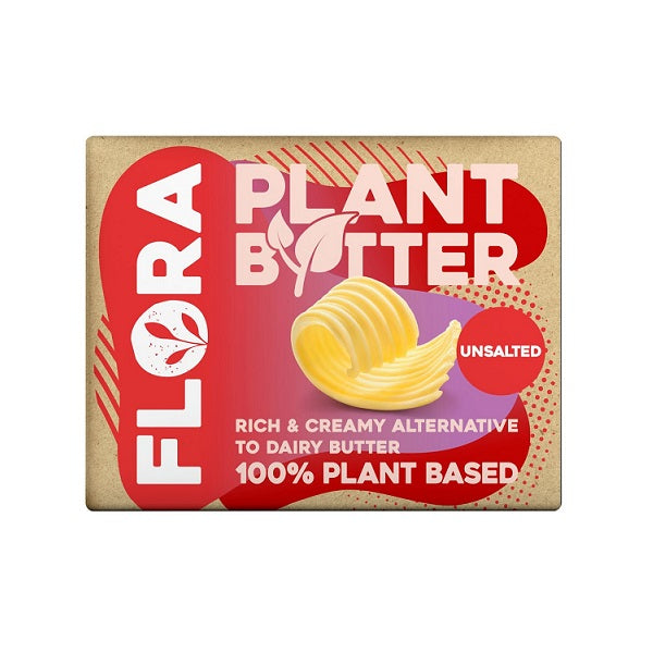 Flora Plant Butter Unsalted 250g