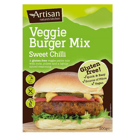 Artisan Grains Sweet Chilli Veggie Burger Mix 200g