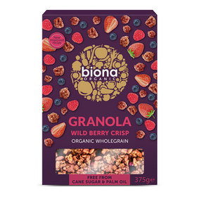 Biona Organic Wild Berry Crisp Wholegrain Granola 375g