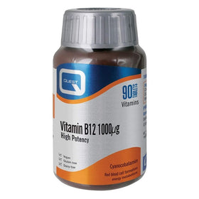 Quest Vitamin B12 1000mg High Potency Tablets (90pk)