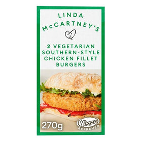 Linda McCartney's Vegan Southern-Style Chicken Fillet Burgers 270g (2pk)