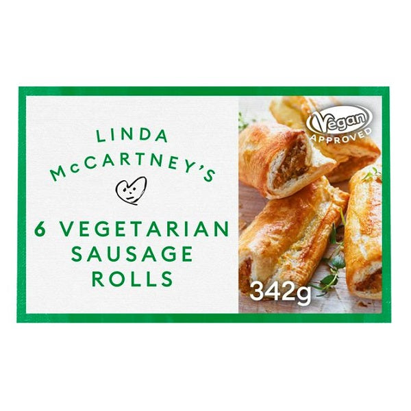 Linda McCartney's Meat-Free Sausage Rolls 342g (6pk)