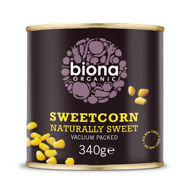 Biona Organic Naturally Sweet Sweetcorn 340g