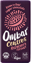 Ombar Centres Raspberry & Coconut Chocolate Bar 70g