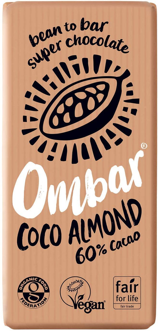 Ombar Vegan Coco Almond Chocolate Bar 70g