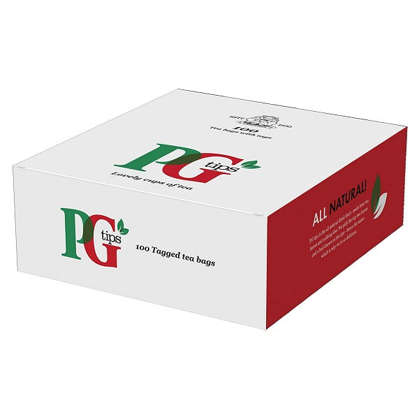 PG Tips String and Tagged Tea Bags (100pk)