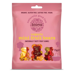 Biona Organic Mini Fruit Bears 75g (10pk)