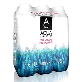 AQUA Carpatica Low Sodium Still Natural Mineral Water 1Ltr (6pk)