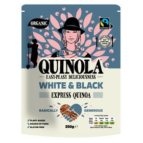 Quinola Organic White & Black Express Quinoa 250g