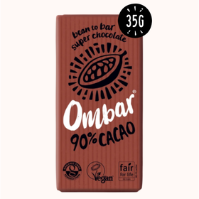 Ombar Vegan 90% Cacao Chocolate Bar 35g