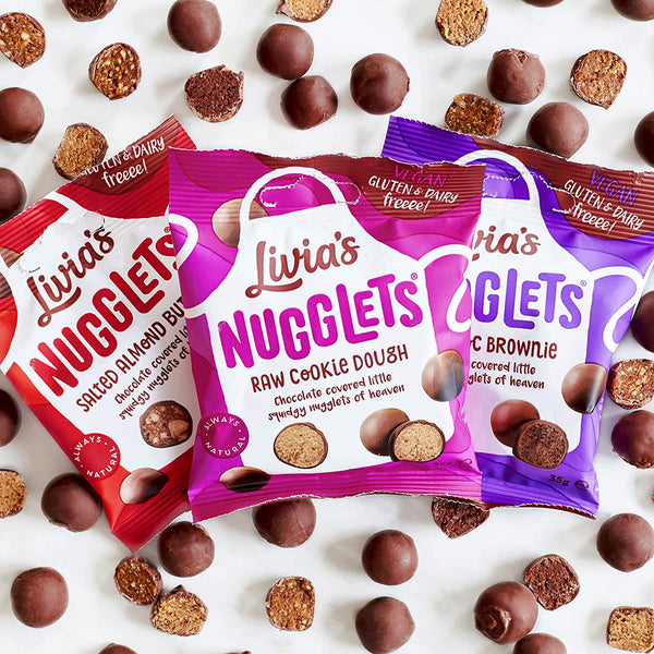Livia's Raw Cookie Dough Nugglets - Multi Pack