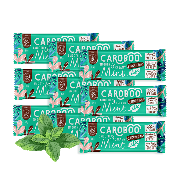 Caroboo Smooth & Creamy Mint Choco Bar 35g (9pk)