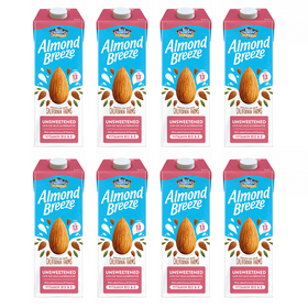 Almond Breeze Unsweetened Almond Milk Drink 1Ltr (8pk)