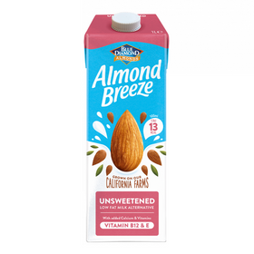 Almond Breeze Unsweetened Almond Milk Drink 1Ltr (8pk)