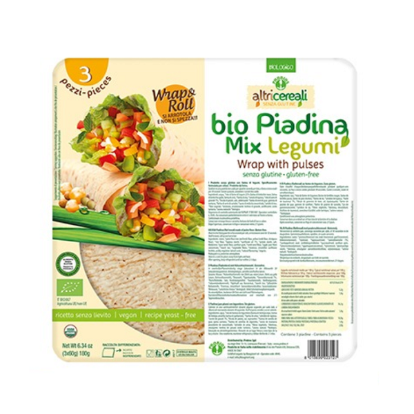 AltriCereali Gluten-Free Wraps With Pulses 180g
