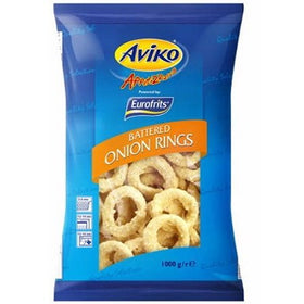 Aviko Battered Onion Rings 1kg (5pk)