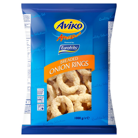 Aviko Breaded Onion Rings 1kg