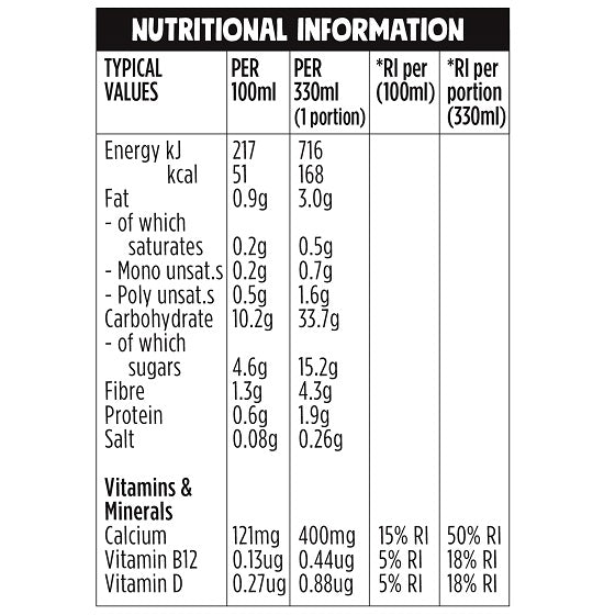 Bright Barley Chocolate Dairy-Free Barley M!lk Drink 330ml (6pk)