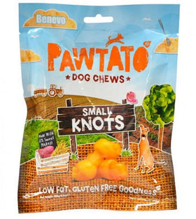 Pawtato Small Knots Vegan Dog Chews 150g