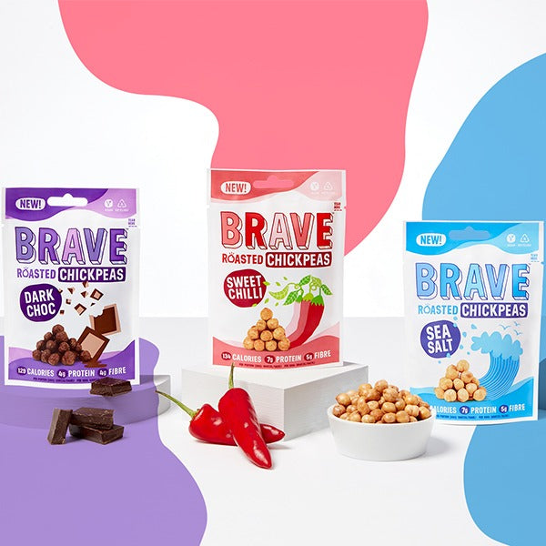 Brave Roasted Chickpeas - Dark Chocolate 30g
