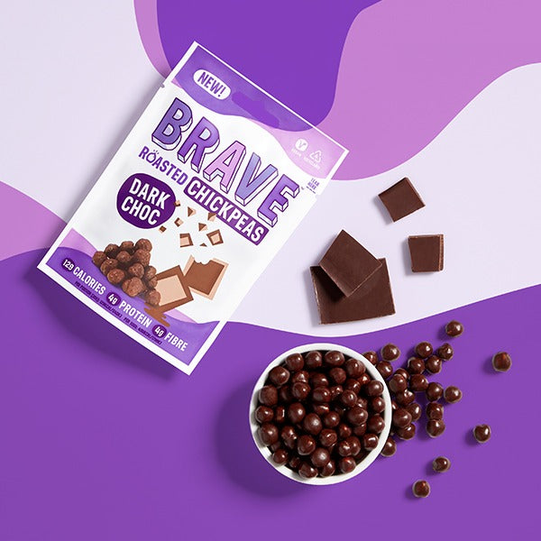 Brave Roasted Chickpeas - Dark Chocolate Sharing Bag