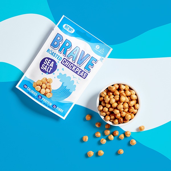 Brave Roasted Chickpeas - Sea Salt 35g
