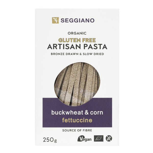 Seggiano Organic Gluten Free Buckwheat & Corn Fettuccine 250g