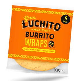 Gran Luchito Mexcian Burrito Wraps 360g (6pk)