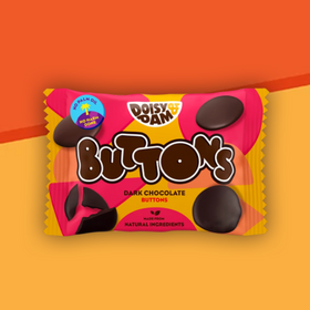 Doisy & Dam Giant Dark Chocolate Buttons 30g (12pk)