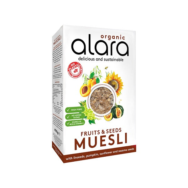 Alara Organic Fruits And Seeds Muesli 650g
