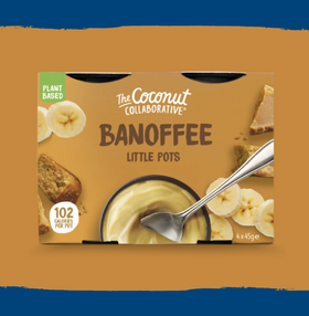 The Coconut Collaborative Little Banoffee Pots 45g (4pk)